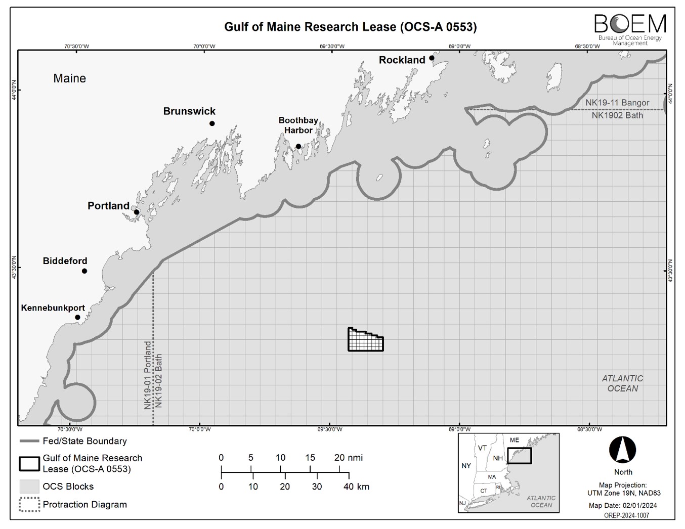 Gulf Of Maine Floating Offshore Wind Research Array Governors Energy